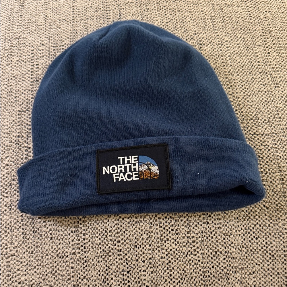 The North Face Men's Dark Blue Beanie